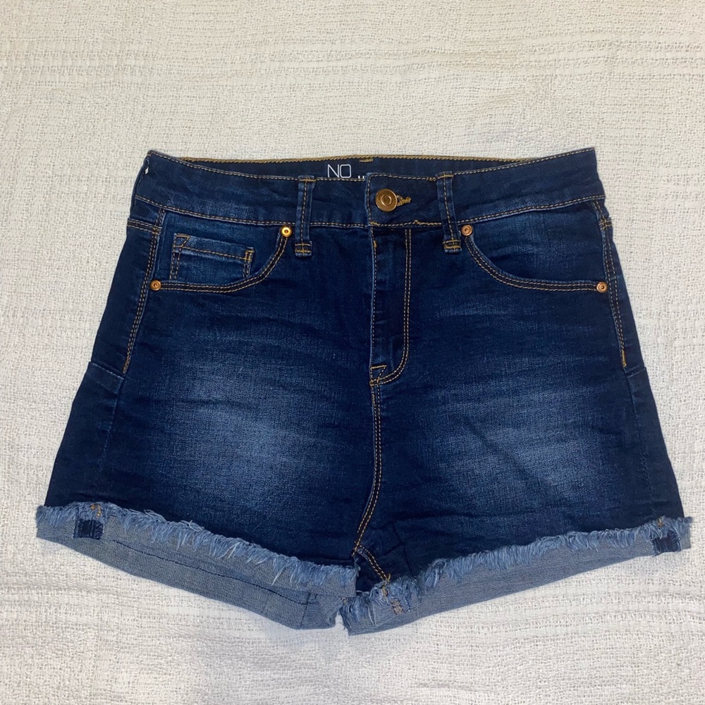No Boundaries Blue Jean Shorts